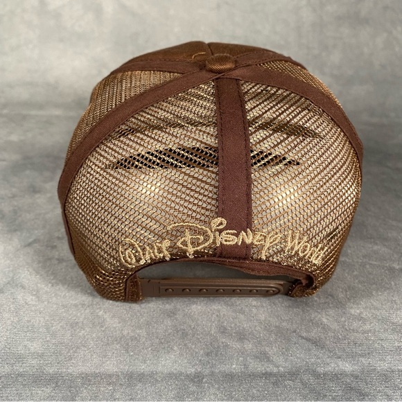 Walt Disney World Grumpy Brown Mesh Trucker Hat Cap Snapback Adult OS Snow White - Picture 3 of 8